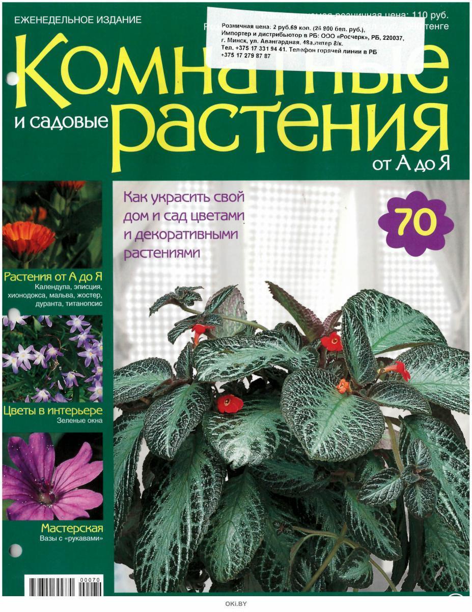 Купить Комнатные и садовые растения от А до Я № 70 в Минске в Беларуси ...