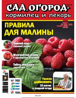 Правила для малины 21 / 2018 Сад, огород- кормилец и лекарь