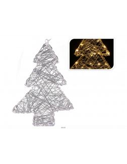 Новогоднее украшение светящееся «Ёлка» 40 см 40 лампочек (арт. AX8106510, код 613117) (работает от батареек)