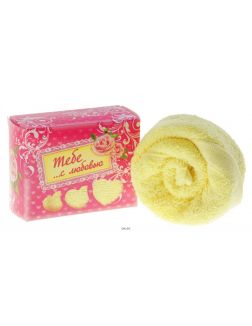 ПОЛОТЕНЦЕ текстильное «С любовью» 30*30 см (арт. 10644746, код 660005)