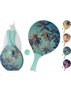 Набор для игры в пляжный теннис, 3 предмета (код 110579)