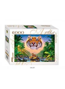 Пазл 6000 элементов « Величественный тигр» (eks)