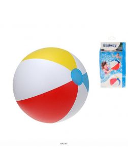 Мяч пляжный надувной поливинилхлорид детский 51 см (арт. 31021)