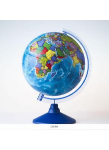 Глобус Земли политический, d=250 мм (eks)