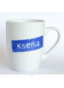 Кружка керамическая с лого KSENIA