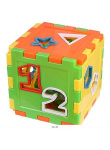 Кубик-сортёр 12,5х12,5 см (арт. DV-T-1757)