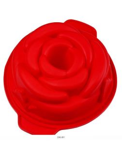 Форма для выпечки силиконовая 24*19,7*6,5 см «Роза»