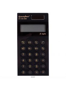 Калькулятор карманный 8 pазр. Darvish двойное питание 118*58*11,3мм (арт. DV-300-8BK)