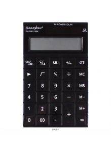 Калькулятор настольный 12 pазр. «Darvish» двойное питание 163*95,5*17,5мм