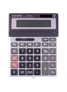 Калькулятор настольный 14 pазр. «Darvish» двойное питание 200*150*26мм