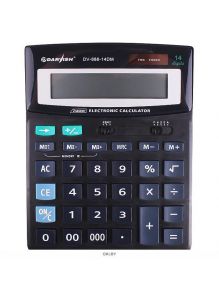 Калькулятор настольный 14 pазр. «Darvish» двойное питание 200*150*33мм двойная память