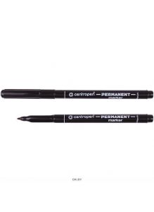 Маркер-перманент Centropen черный кругл. након. тонкий (арт. 6 2536 0112)