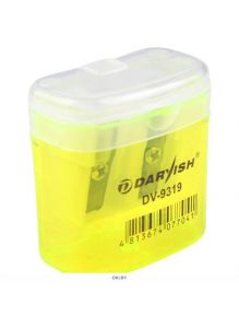 Точилка пластмассовая «Darvish» 2 отдел. с контейнером (арт. DV-9319)