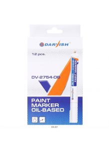 Маркер-краска белый «Darvish» на масляной основе
