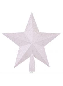 Верхушка на Ёлку «Звезда» цвет серебряный 24*22см
