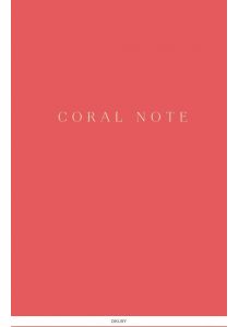 Coral Note. Блокнот с коралловыми страницами (твердый переплет) (eks)