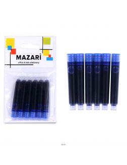 Набор чернильных картриджей Mazari для перьевой ручки 50 мм