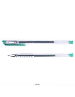 Ручка гелевая Darvish корпус прозрачный, зеленая