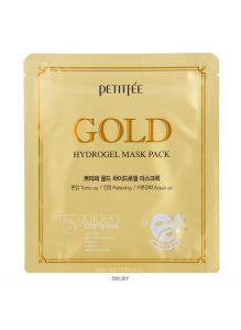 Гидрогелевая маска для лица «Золото» / Petitfee GOLD Hydrogel Mask Pack (Petitfee)