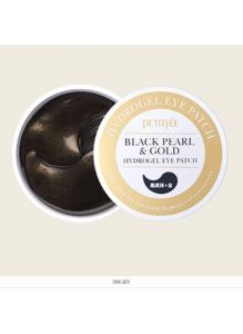 Гидрогелевые патчи для области вокруг глаз «Черный жемчуг и Золото» / Petitfee Black Pearl & Gold Eye Patch (Petitfee)