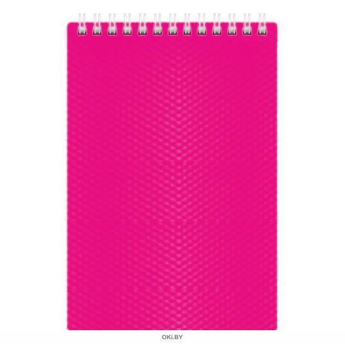 Блокнот а6 80л. Блокнот а6 80л. Обл. Кл. Хатбер 80б6b1гр_02001 "diamond черный" на гребне, пластик.