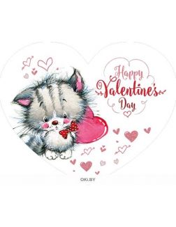 Валентинки сердечки (в ассортименте)