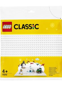 Белая базовая пластина - фундамент для развития творческих возможностей (Лего /  Lego classic)