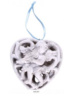 Сувенир подвеска «Сердце с ангелом», 2 дизайна