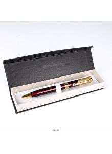 Ручка подарочная «Darvish» корпус черный с золотистой отделкой в футляре