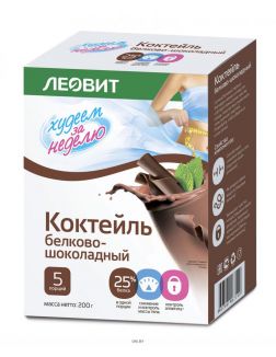 Коктейль белково-шоколадный Леовит 40 г