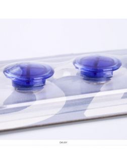 Магниты неодимовые прозрачно-синие 20 мм 6 шт / уп  Globus
