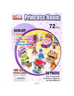 Пазл 3D «Princess Room» 72 элемента (арт. LK-8862)