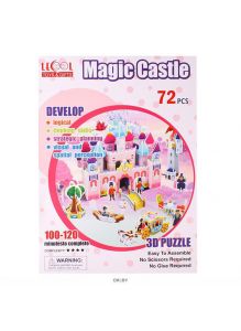 Magic Castle - пазл 3D, 72 элемента (LK-8860)