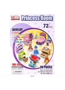 Пазл 3D «Princess Room» 72 элемента (арт. LK-8862)