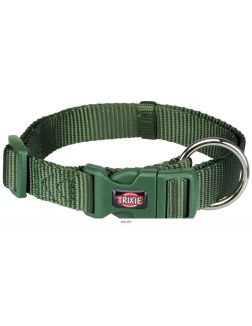 Ошейник для собак TRIXIE Premium Collar, нейлон (S-M), 30-45 см/15 мм, лес