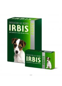 Биокапли на холку для щенков и собак мелких пород ИРБИС 