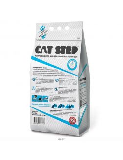 Комкующийся минеральный наполнитель CAT STEP Compact White Original, 5 л