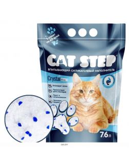 Наполнитель для кошачьих туалетов Cat Step 7,6л, силикагелевый впитывающий