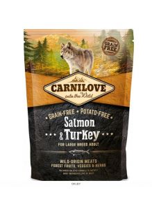 Корм для собак сухой беззерновой CARNILOVE Large Breed Adult лосось и индейка 1,5 кг (150828)