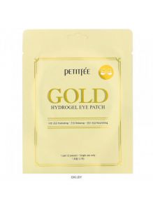 Гидрогелевые патчи для области вокруг глаз «Золото» (однократное применение) Petitfee / Petitfee GOLD Hydrogel Eye Patch (single use)