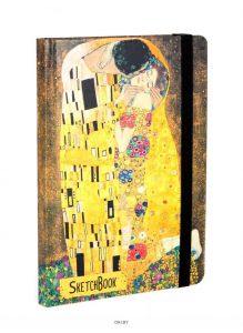 Скетчбук «Густав Климт. Поцелуй» «Проф-пресс» (А5, 80 л, выборочный лак)