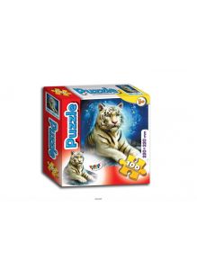 Пазл «Белый тигр», 100 элементов