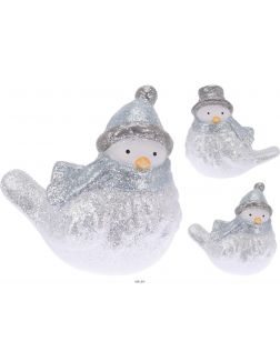 СТАТУЭТКА НОВОГОДНЯЯ керамическая «Птичка» 12,5х9х12,5 см (код 249754)