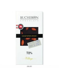 BUCHERON Горький шоколад с цельным миндалем  (72% какао) 100 гр.