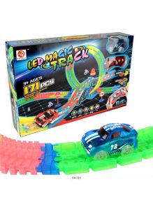 Игрушка Автотрек  на р / у (171 деталей) Led Magic