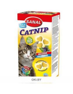 Лакомство для кошек Санал с кошачьей мятой 30 г, 40 таблеток (SC1800)