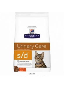 605894 PD Hill’s корм-диета для взрослых кошек Prescription Diet Feline s/d с курицей, 1,5кг