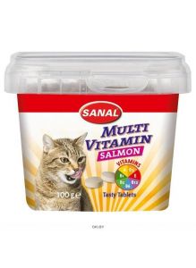 Sanal Витамины для кошек Multi Vitamin лосось 100 г