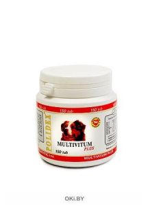 Витамины для собак Полидекс Мультивитум плюс, 150 шт