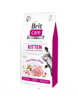 Брит Care Cat GF Kitten Healthy Growth and Development для котят, берем. и корм. кошек, 7 кг